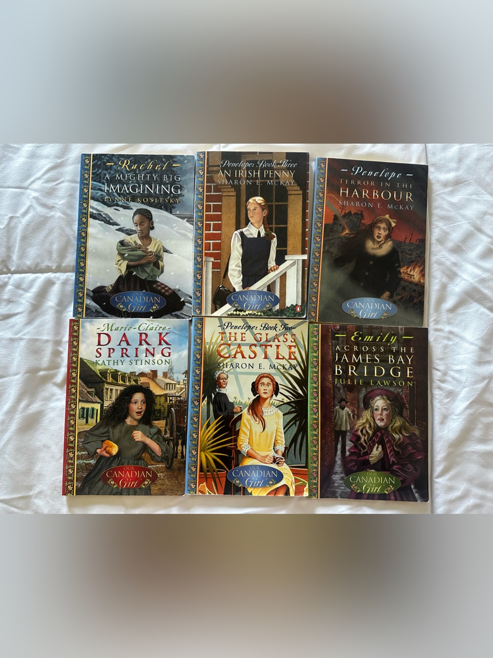 Set of 6 Canadian Girls' Classics Paperback Books - EUC
